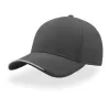 Casquette en polyester recyclé 6 panneaux, fermeture par Velcro, 170 g/m²