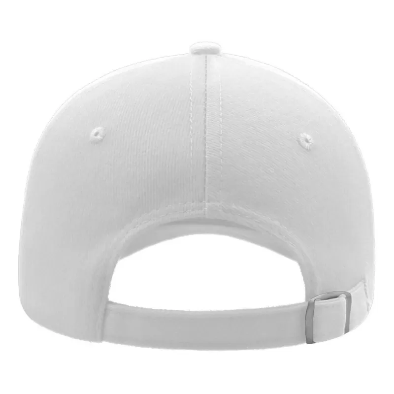 Casquette 5 panneaux, fermeture par boucle métal, en coton lourd brossé, 250 g/m²