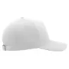 Casquette 5 panneaux, fermeture par boucle métal, en coton lourd brossé, 250 g/m²