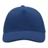 Casquette 5 panneaux, fermeture par boucle métal, en coton lourd brossé, 250 g/m²