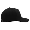 Casquette 5 panneaux, fermeture par boucle métal, en coton lourd brossé, 250 g/m²