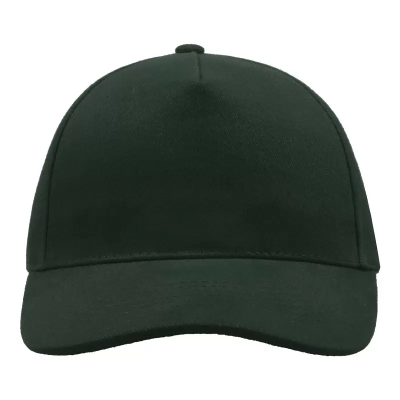 Casquette 5 panneaux, fermeture par boucle métal, en coton lourd brossé, 250 g/m²