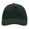 Casquette 5 panneaux, fermeture par boucle métal, en coton lourd brossé, 250 g/m²