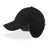 Casquette hiver en nylon et polaire recyclés avec protège oreilles, 120 g/m²