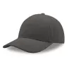 Casquette 6 pans en corduroy recyclé, visière incurvée, fermeture Velcro, 230 g/m²