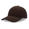 Casquette 6 pans en corduroy recyclé, visière incurvée, fermeture Velcro, 230 g/m²