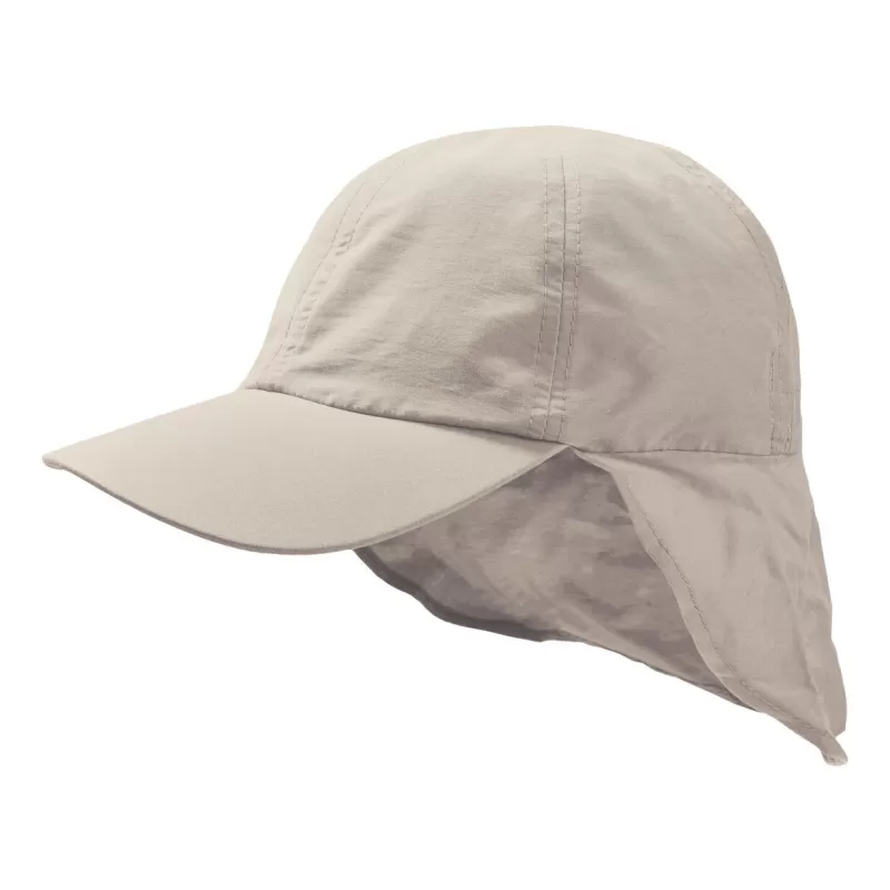 Casquette type légionnaire en polyester recyclé, protection UV, 185 g/m²