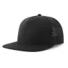 Casquette 5 panneaux visière plate en polyester recyclé, 120 g/m²