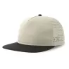 Casquette 5 panneaux visière plate en polyester recyclé, 120 g/m²