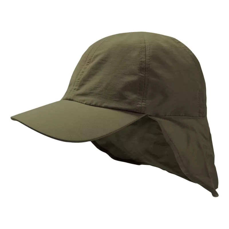 Casquette type légionnaire enfant en polyester recyclé, protection UV, 185 g/m²