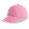 Casquette enfant baseball 5 pans en polyester recyclé, visière courbée, 220 g/m²