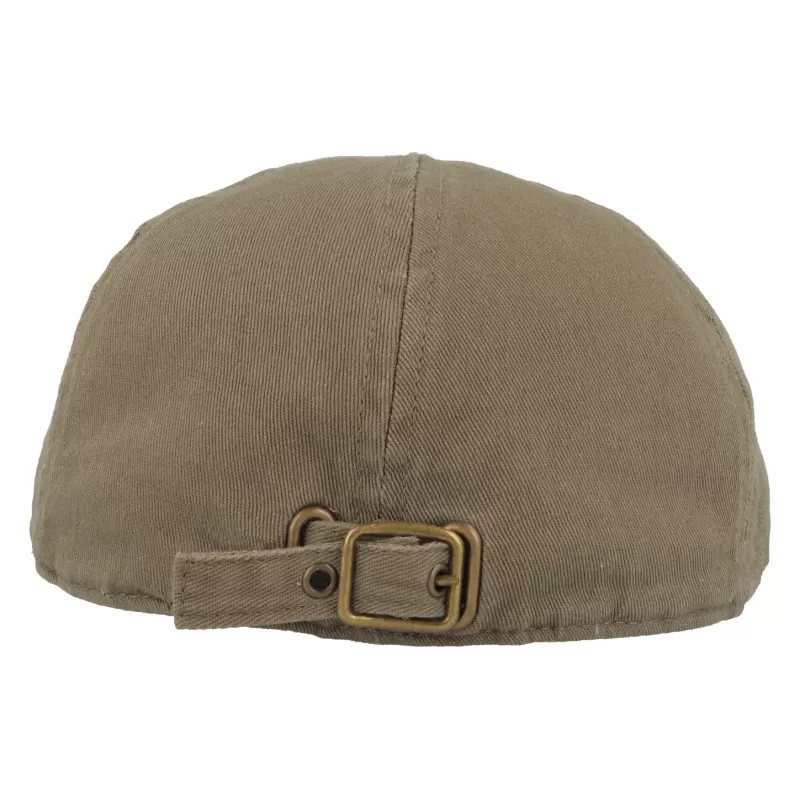 Casquette style Gatsby complètement fermée en coton organique et recyclé, 260 g/m²