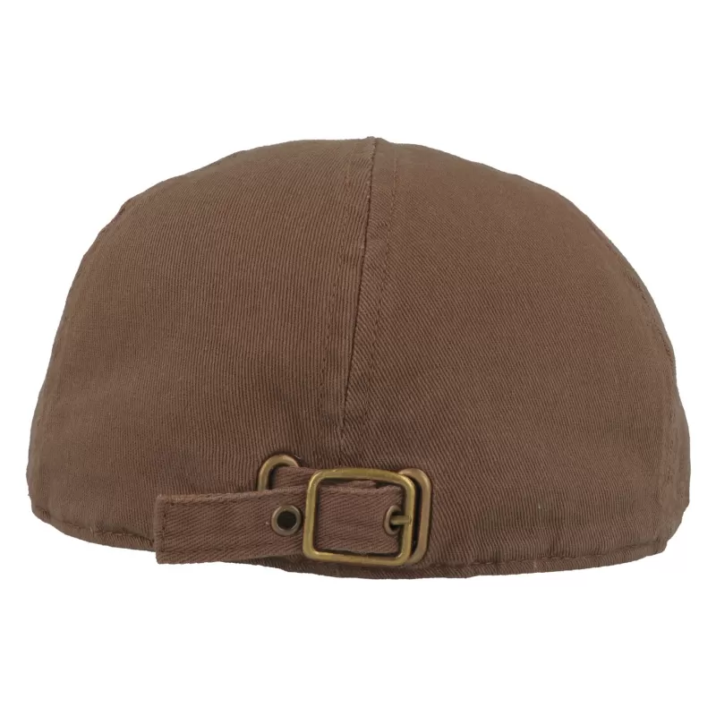 Casquette style Gatsby complètement fermée en coton organique et recyclé, 260 g/m²