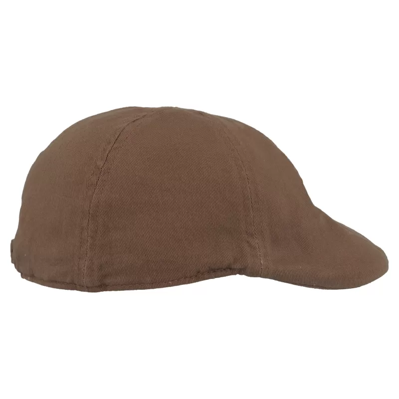 Casquette style Gatsby complètement fermée en coton organique et recyclé, 260 g/m²