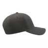 Casquette 6 panneaux, panneau avant renforcé, en polyester, visière précourbée, 400 g/m²
