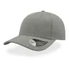Casquette 6 panneaux, panneau avant renforcé, en polyester, visière précourbée, 400 g/m²