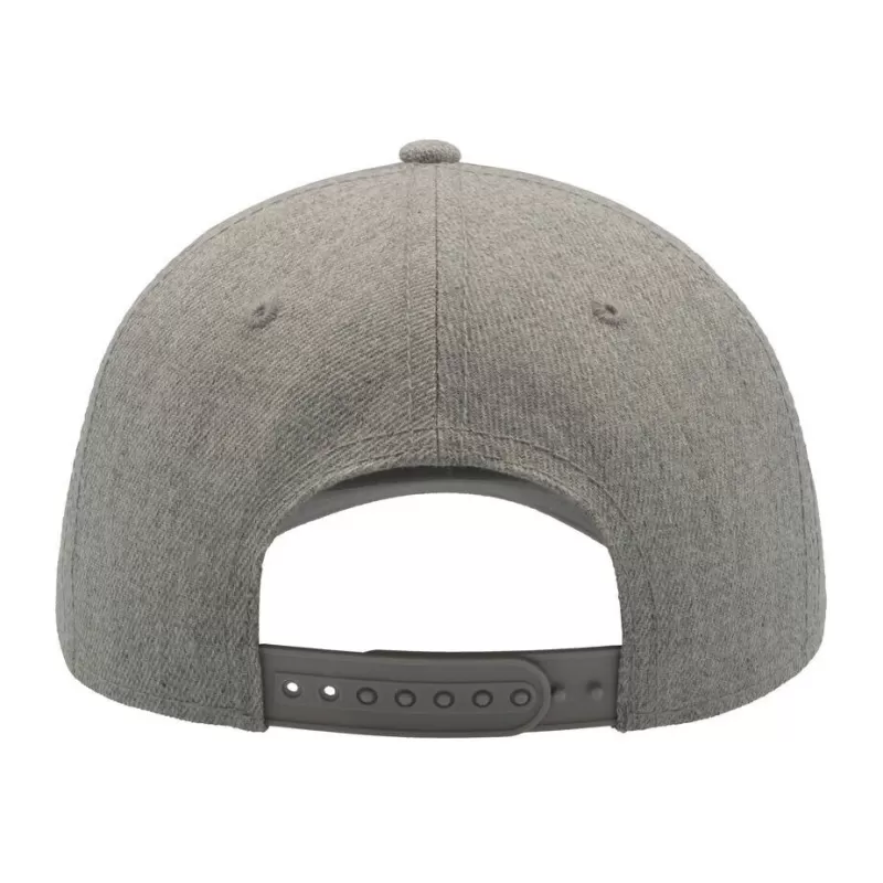 Casquette 6 panneaux, panneau avant renforcé, en polyester, visière précourbée, 400 g/m²