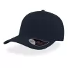 Casquette 6 panneaux, panneau avant renforcé, en polyester, visière précourbée, 400 g/m²