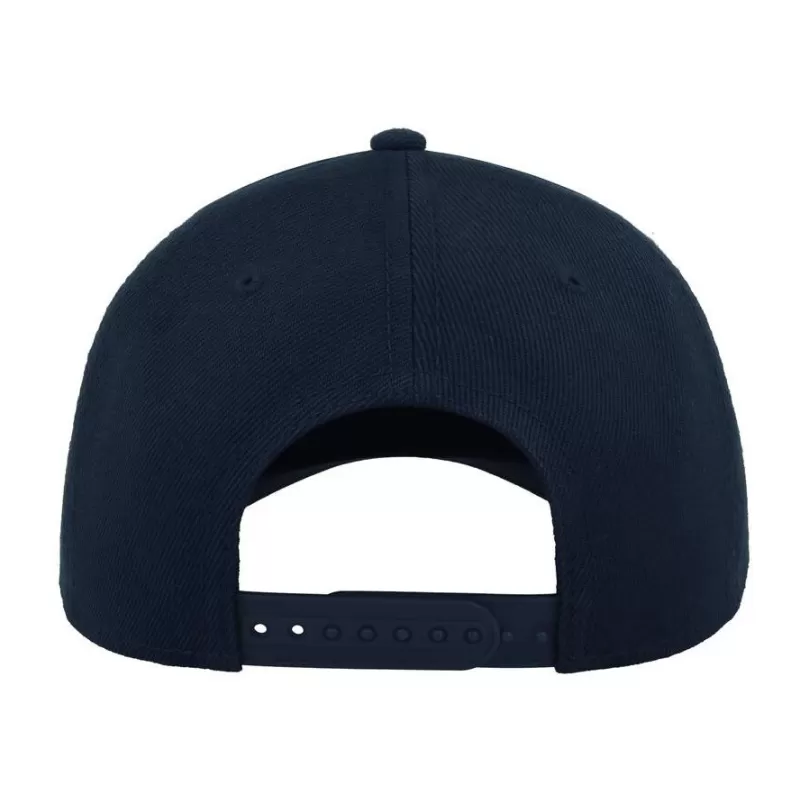 Casquette 6 panneaux, panneau avant renforcé, en polyester, visière précourbée, 400 g/m²