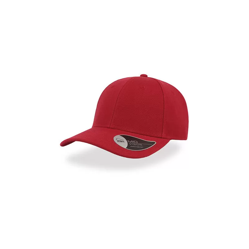 Casquette 6 panneaux, panneau avant renforcé, en polyester, visière précourbée, 400 g/m²