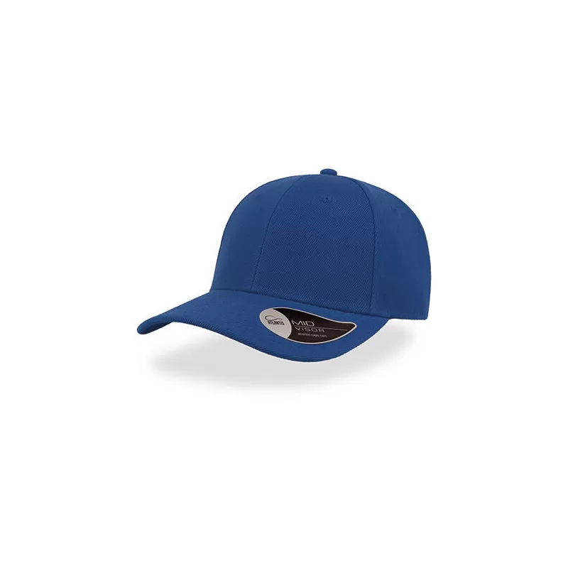 Casquette 6 panneaux, panneau avant renforcé, en polyester, visière précourbée, 400 g/m²
