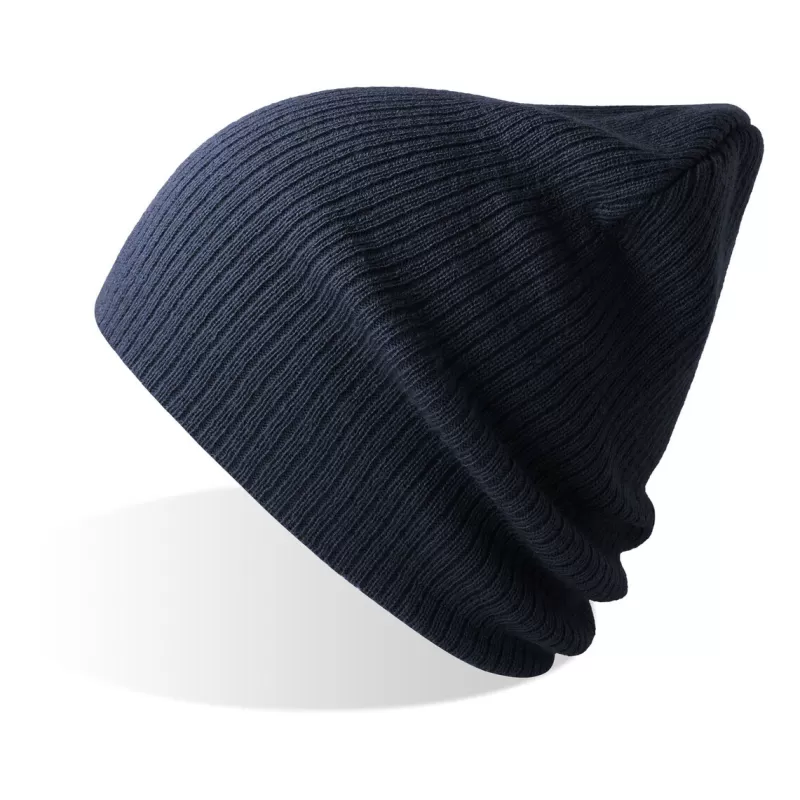 Bonnet long et chaud en polyester recyclé, double épaisseur