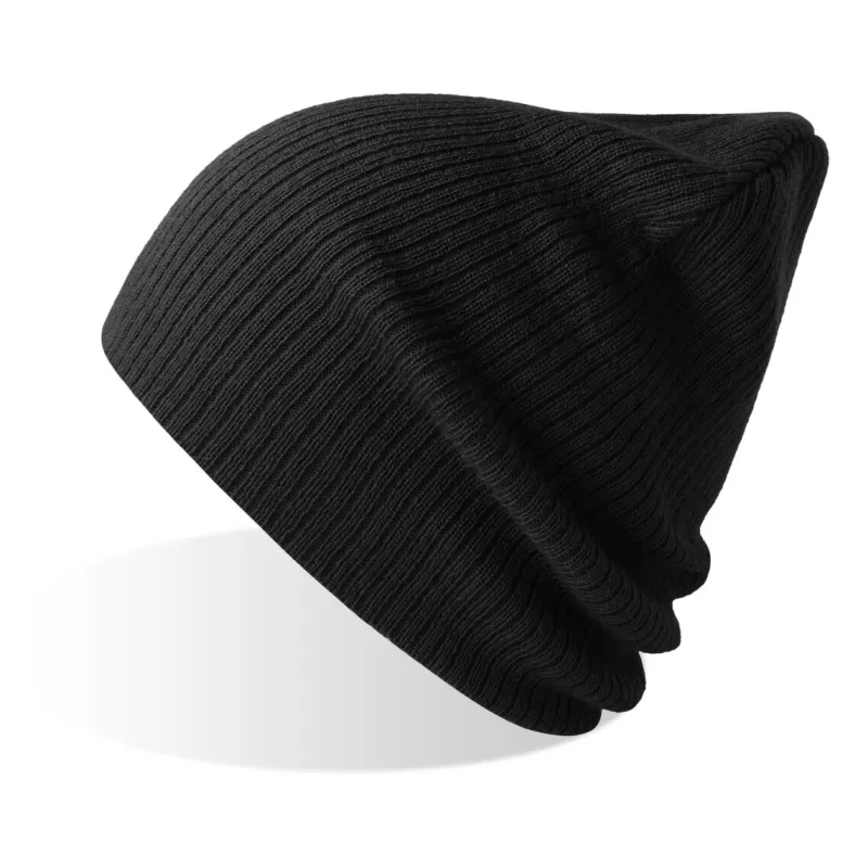 Bonnet long et chaud en polyester recyclé, double épaisseur