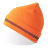 Bonnet haute visibilité en polyester recyclé avec revers