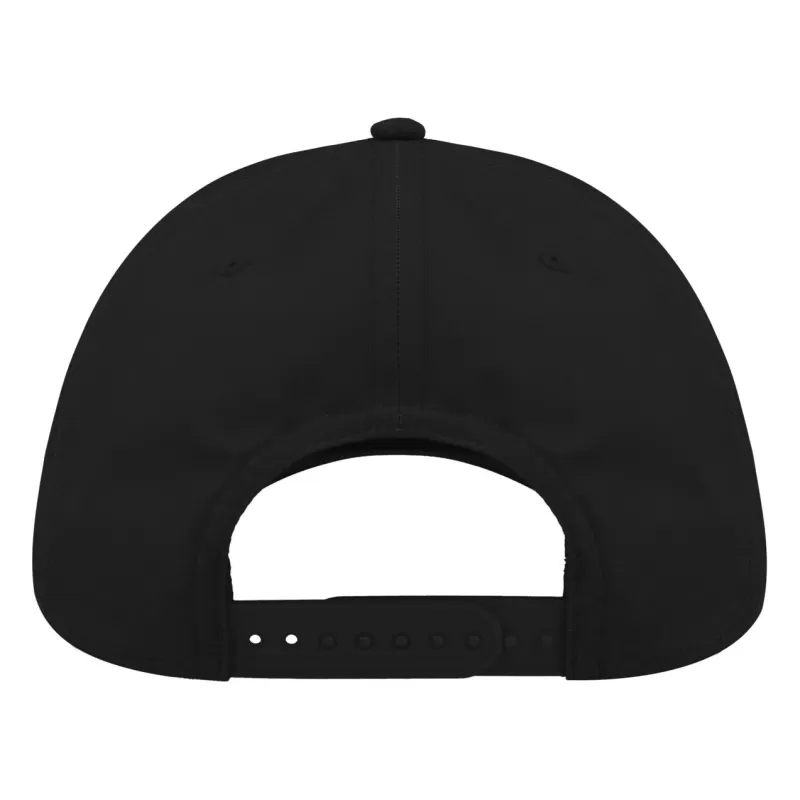 Casquette 6 panneaux en polyester recyclé, visière préformée, 115 g/m²