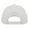 Casquette 6 panneaux en polyester recyclé, visière préformée, 115 g/m²