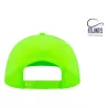Casquette 6 panneaux en polyester recyclé, visière préformée, 115 g/m²