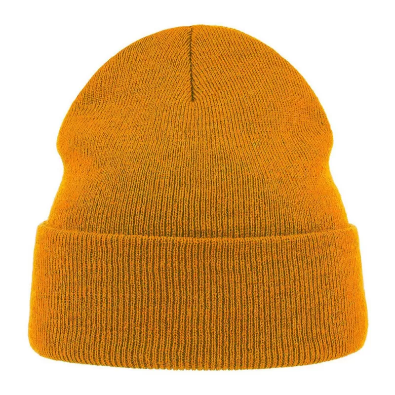 Bonnet EKO doublé en acrylique, avec revers, 65 g/m²