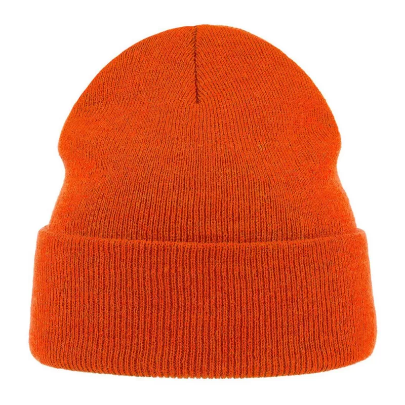 Bonnet EKO doublé en acrylique, avec revers, 65 g/m²