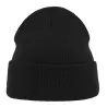 Bonnet EKO doublé en acrylique, avec revers, 65 g/m²