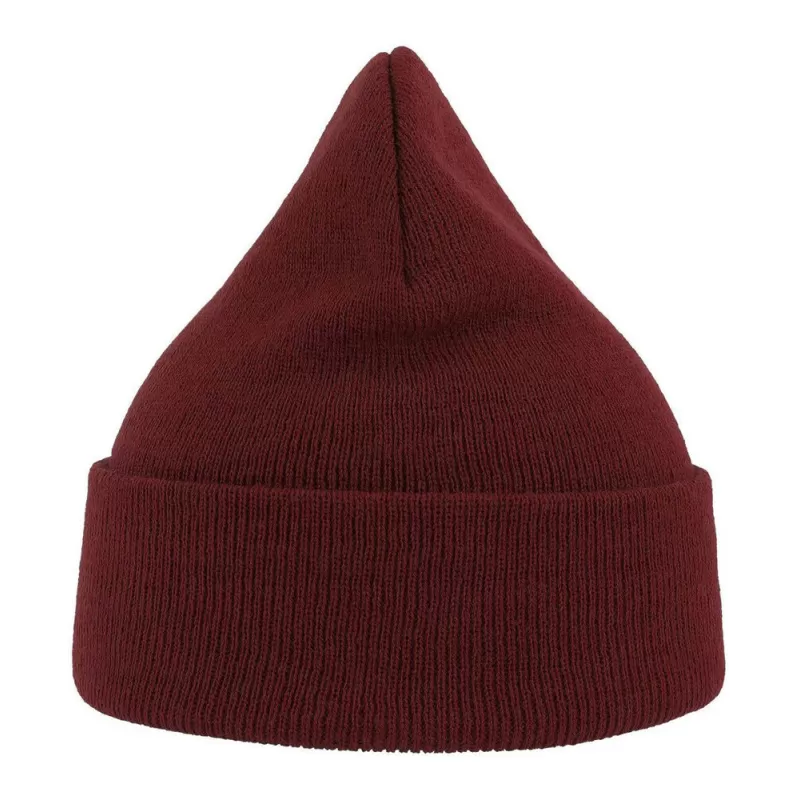 Bonnet EKO doublé en acrylique, avec revers, 65 g/m²