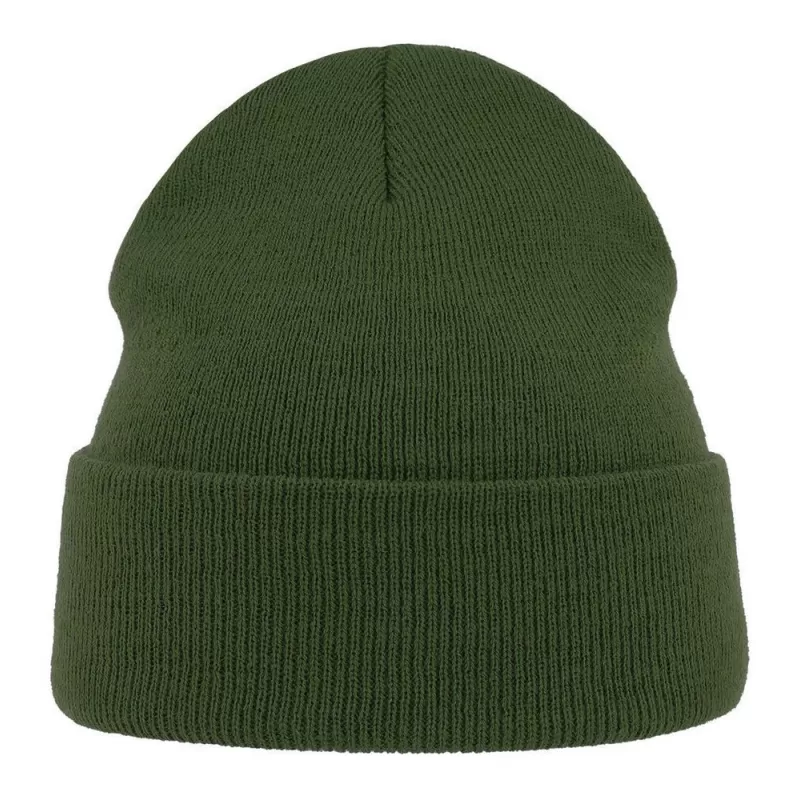Bonnet EKO doublé en acrylique, avec revers, 65 g/m²