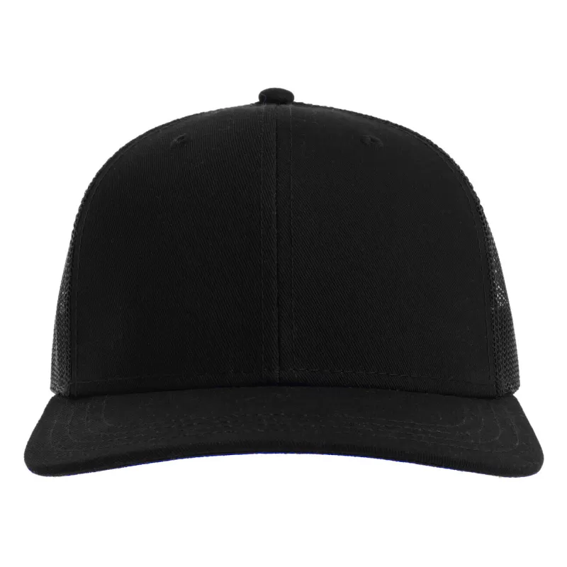 Casquette trucker  6 panneaux en coton et polyester recyclé avec filet, 280 g/m²