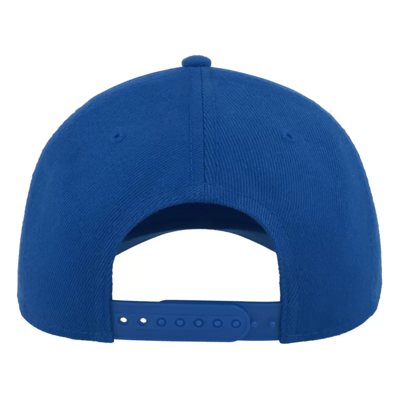 Casquette baseball 6 pans en polyester recyclé, visière précourbée, 300 g/m²