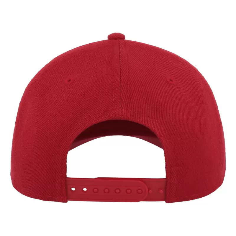 Casquette baseball 6 pans en polyester recyclé, visière précourbée, 300 g/m²