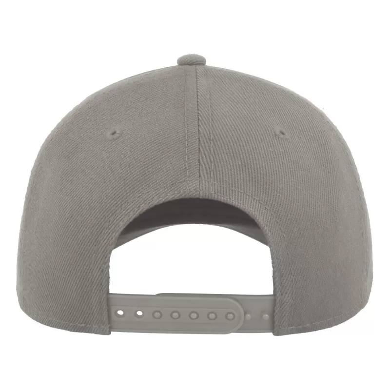 Casquette baseball 6 pans en polyester recyclé, visière précourbée, 300 g/m²