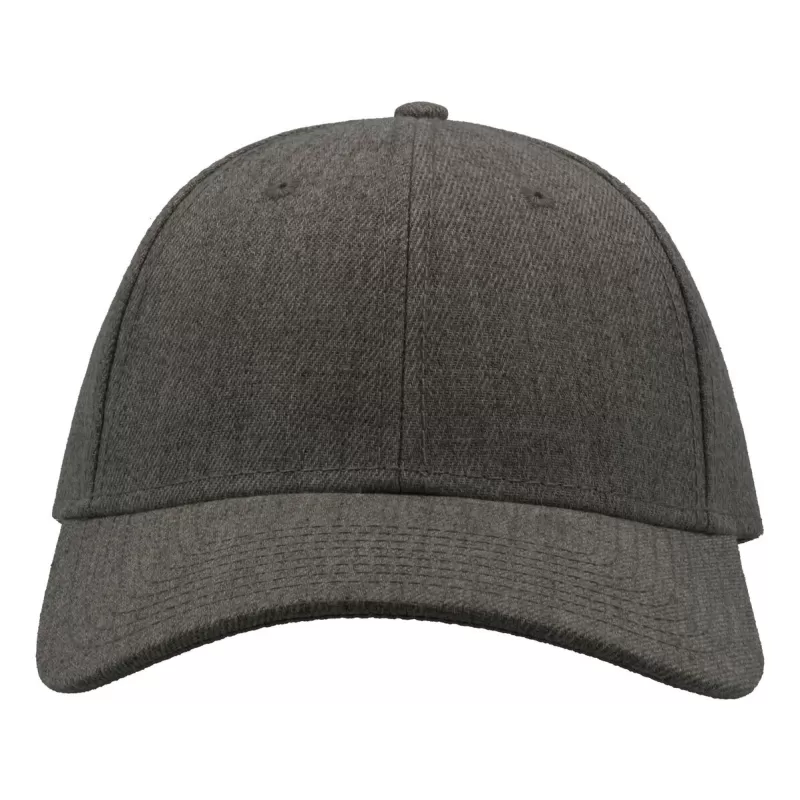 Casquette baseball 6 pans en polyester recyclé, visière précourbée, 300 g/m²