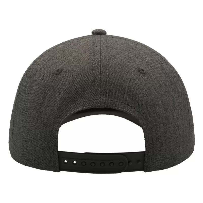 Casquette baseball 6 pans en polyester recyclé, visière précourbée, 300 g/m²