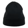 Bonnet en bord côte avec rabat en polyester recyclé