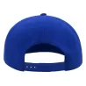 Casquette enfant 6 panneaux snapback visière plate en polyester recyclé, 300 g/m²