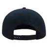 Casquette enfant 6 panneaux snapback visière plate en polyester recyclé, 300 g/m²