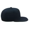 Casquette enfant 6 panneaux snapback visière plate en polyester recyclé, 300 g/m²