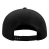 Casquette enfant 6 panneaux snapback visière plate en polyester recyclé, 300 g/m²