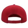 Casquette enfant 6 panneaux snapback visière plate en polyester recyclé, 300 g/m²