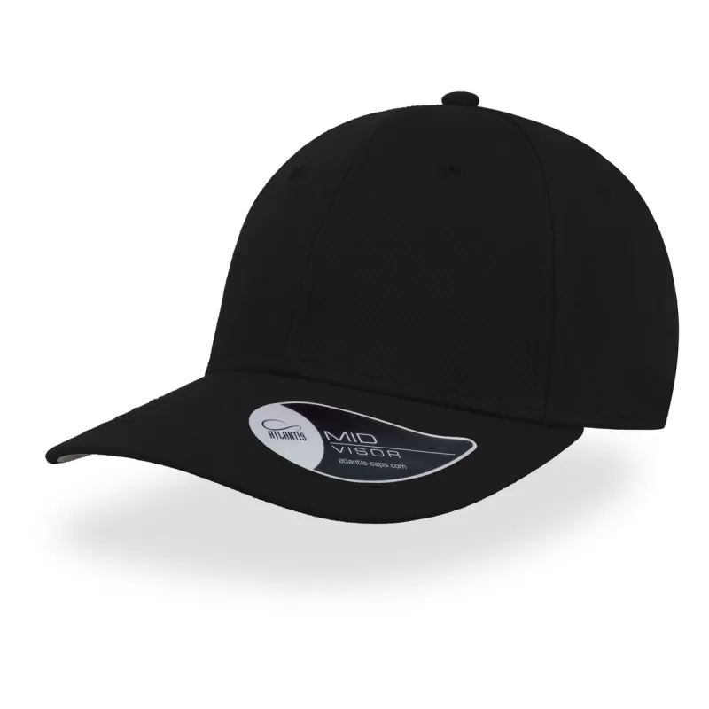 Casquette baseball 6 panneaux en polyester recyclé, élasthanne, 200 g/m²