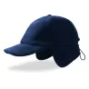 Casquette d'hiver 6 panneaux en polyester recyclé avec oreillettes, 230 g/m²